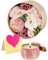 ANBET Mujer Flores de Jabon Rosas Artificiales con Vela Aromatica Personalizados Regalo dia de la Madre para Mama día de San Valentín Navidad Boda Original Decorar