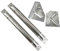Kit Listelli Rinforzi Telaio K Pedana Piaggio Vespa 50 Special ET3 125 Primavera