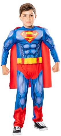 Rubie's Official DC Superman Child Costume, Kids Superhero Fancy Dress