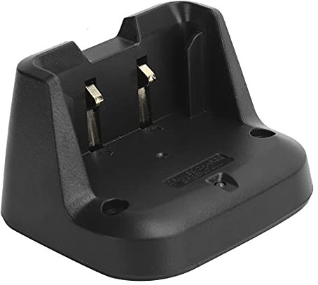 Ladestation, Anti-Temperatur-Schnellladestation Tragbare Leichte, Hocheffiziente Ladestation mit Premium Materila ABS für 2-Wege-Walkie-Talkie` (EU-Stecker)