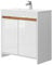Vicco Badmöbel-Set Lemgo, Badezimmerschrank-Set, Weiß Hochglanz, 2 Teile, Unterschrank 80 cm
