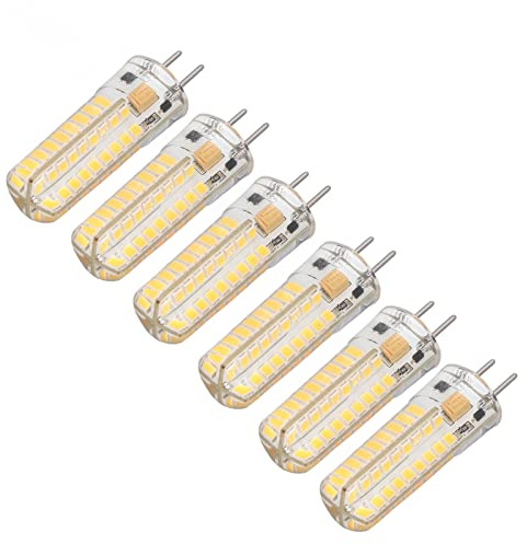 GY6.35 LED, 6 st GY6.35 LED-lampor 72 LED majslampor 7 W AC DC 12 V 700 lm till hängande lampor taklampa (#1), LED-lampor (varmt ljus)
