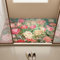 PALVJIE Badewannen-Duschmatte, 80 x 120 cm, groß, Anti-Schimmel, PVC, Luffa-Badematte, rutschfest, schnell trocknend, Rosa