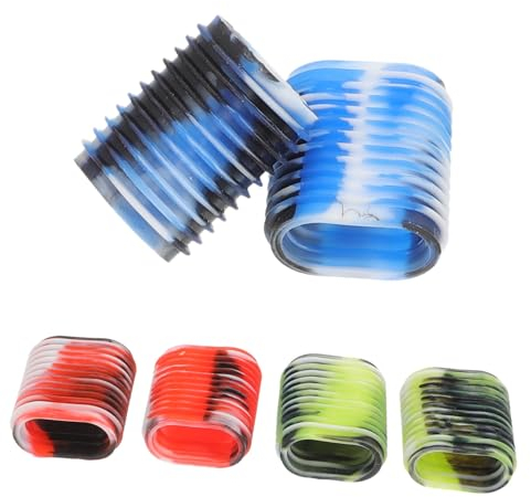 BESPORTBLE 30 STK Griffabdeckung Für Angelrollen Baitcaster-knopfhülse Angelrutenrollengriff Rollengriffabdeckungen Griffteile Für Angelrollen Angelknopf Händchen Halten Gummimanschette Mann