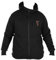 Fox Collection Sherpa Jacket Black & Orange - Angeljacke, Größe:S