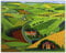 ORCOW David Hockney Poster und Drucke „Path Across Wals“, Leinwandgemälde, Wohnzimmer, ästhetische Wandkunst, Heimdekoration, Bild 40 x 60 cm, ungerahmt