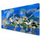 CMJSGG Luffy Tapis de souris One Piece Grand tapis de souris dessin animé Bleu XXL 900 x 400 cm Tapis de bureau Imperméable Antidérapant Zoro Nami