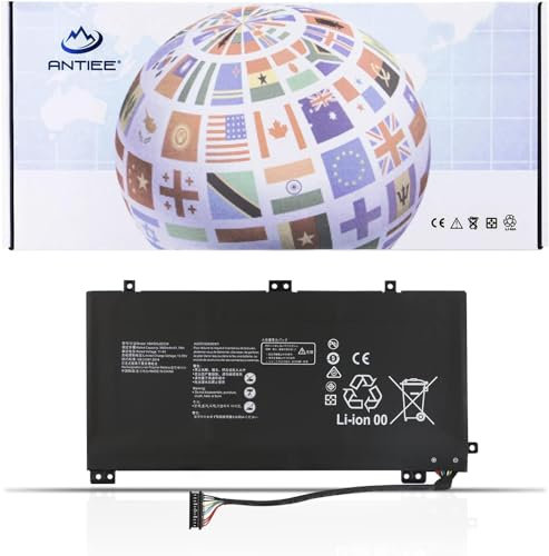 ANTIEE 41.7Wh HB4593J6ECW HB4593J6ECW-31 Laptop Batería para MateBook 13 2018 2019 2020 WRT-W19 WRT-WX9 WRT-W29 WRT-W29E HN-W19R HN-W29R HN-W19L WRTB-WFE9L WRTB-WFH9L WRTB-WAH9L 3ICP5/64/84 11.4V