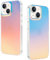 DEVASO Hülle für iPhone 13/14, Schillernd Fluoreszierend Handyhülle Anti-Fingerabdruck Anti-Schock Schöne Lichteffekt Schutzhülle für Frauen und Mädchen