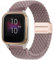 Issinlky Bracelet en Nylon Tressé pour Garmin Venu Sq/Sq 2, 20mm Élastique pour Venu 2 Plus, Vivoactive 3/5, Vivomove HR, Forerunner 55 245 645