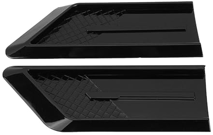 Auto Heckflügel Für Benz W204 W205 W212 W213 W253 W211 W118 W116 W176 W177 W202 Auto Air Vent Aufkleber Seite Kotflügel Aufkleber Trim Auto Spoiler Wing(Glossy Black)