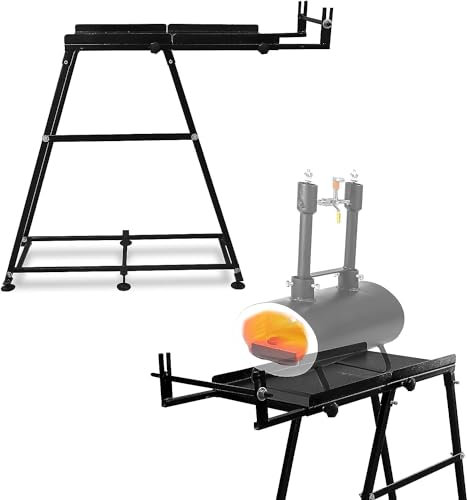 SIMOND STORE Schmiede-Starter-Set, kompatibel mit allen Einzelbrennern und Schmieden, Doppelbrenner, Schmiede-Set, Stahl-Propan-Schmiede, Schmiede-Starter-Set, Ständer, 61 cm Werkzeugset