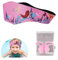 HSAJS Bandeau pour La Natation en Piscine Avec Une Paire de Bouchons D'oreille pour La Natation Et Autres Sports Nautiques（Rose-51）