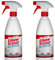 Elbow Grease Mould and Mildew Stain Remover Spray 700ml - Powerful Bleach Formula for Indoor and Outdoor Use - Cleans Tiles Sealants, Grout, Baths, Showers, Toilets White - 2 Pack 700ml