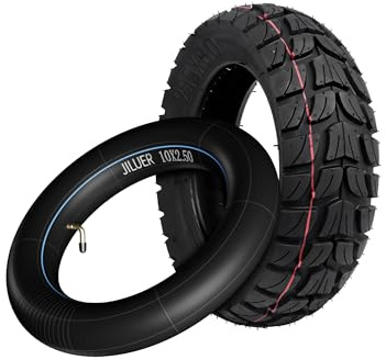 Außenreifen 255 x 80 und Innenschlauch 10 x 2,5 kompatibel mit Kukirin G2 MAX/Master Kickscooter, rutschfest und abriebfest