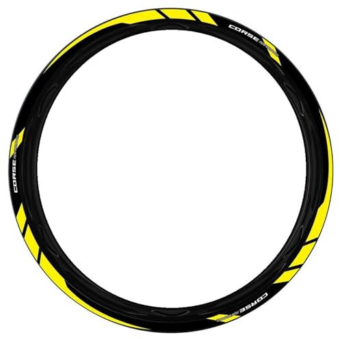 BYLKFC Set di Adesivi per Cerchioni Nastro Adesivo per Cerchioni Moto per Ducati Monster 696 821 937 Pellicola A Strisce Riflettente Carta Adesiva per Cerchi Adesivo per mozzo Ruota(Colore 13)