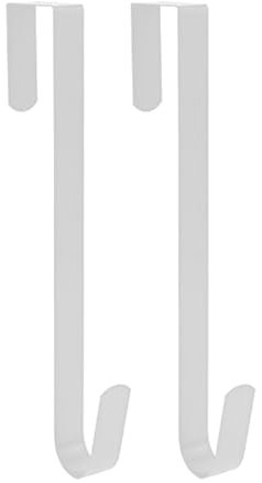 Ldabrye Elegante gancho para colgar coronas, práctico gancho sobre la puerta, para colgar coronas, guirnaldas elegantes