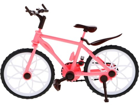 HEALSOPTHY Simulation Fahrradmodell für Mini Rennrad mit Realistischen Details Sicherer Leichter Transport als Dekoration für Puppenhaus und Kinderparty