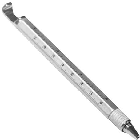 Stift - Hochleistungsstarke Aluminiumkonstruktion, 5-in-1 Gadget mit