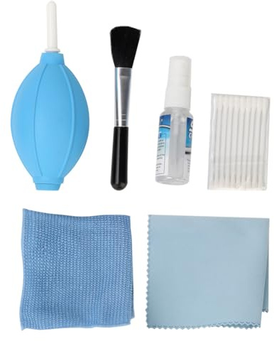 Reinigungsset für spiegellose SLR-Kameras, Staubreiniger, Bürste, Luftblasen, sauberes Tuch, Tupfer, Reinigungsmittel-Set