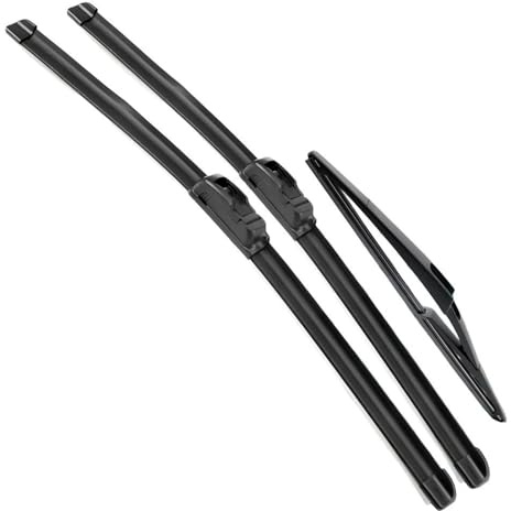 Auto Juego De Escobillas Limpiaparabrisas Delanteras Y Traseras Para Renault Para Clio MK2 1998-2005