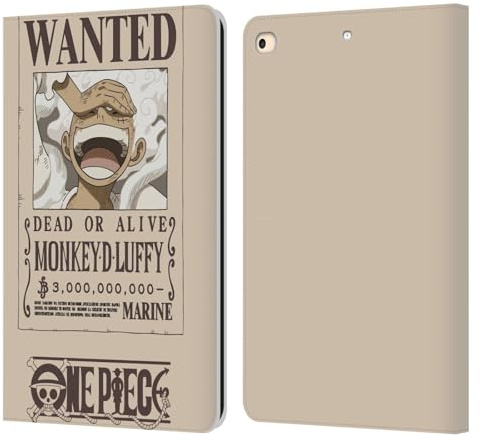 Head Case Designs Offizielle One Piece Luffy Gear 5 Poster Grafische Kunst Leder-Wallet-Hülle Kompatibel mit Apple iPad 9.7 2017 / iPad 9.7 2018