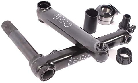 KHEbikes 22 BMX Kurbel-Set 48T MID BB CrMo 22mm Hohlachse Laser Logo 816g