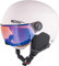 ALPINA ZUPO Visor Q-LITE - Hochwertiger & Leichter Skihelm Mit Kontrastverstärkendem Visier Für Kinder, Rose matt, 48-52 cm