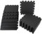 ALPIDEX Unterlegmatte Turnmatte 1,95 m² Bodenschutz Matte 21 Stück 30 x 30 x 1 cm Schwarz Fitnessmatte Sportmatte Schutzmatten Bodenmatte Trainingsmatte Platten Gymmatte Puzzlematte