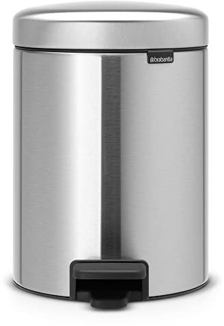 Brabantia Pédale Bin Newicon 2X 2L Matt Steel Cubes de Recyclage pour la Maison, Multicolore, Unique