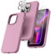 TOCOL 5 in 1 Cover per iPhone 13 Pro, 2 Pellicola Vetro Temperato + 2 Pellicola Fotocamera, Custodia per iPhone 13 Pro Silicone Liquido Antiurto 360 Gradi Protezione Case - Viola Lilla