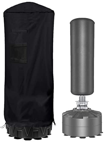 Standboxsack Abdeckung Outdoor Wasserdicht, GS Alderaul Freistehende Boxsack Abdeckung, Einstellbare Outdoor Schwere Boxsack Schutzhülle für Freistehender Boxsack