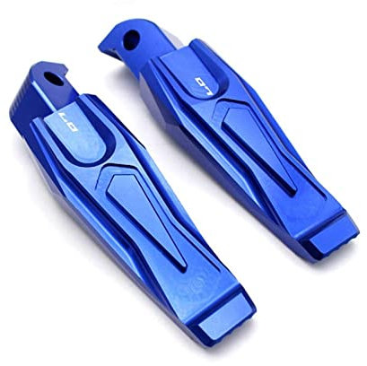 Pour Yamaha MT-07 MT07 MT 07 2014-2021 Accessoires De Moto Repose Pieds Passager En Aluminium Arrière (Couleur : Bleu)