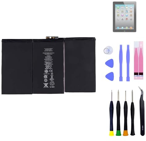 Aousavo A1376 ersatz akku Kompatibel mit iPad 2 (iPad 2 3G/WiFi) A1316 A1376 A1395 A1396 A1397 616-0559 616-0561 mit Free Toolkit