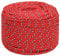 'vidaXL Polypropylene Boat Rope 50m - 6mm Red Braided Marine Rope for Dock line, Camping, Kayaking, Fishing - Durable, Weather-Resistant and Lightweight