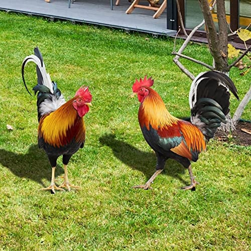 Huhn Deko Huhn Gartenstecker Gartendeko Huhn Gartenfiguren Deko Gartenstatue Hühner Deko Figuren Tiere Figuren Hühner Deko Huhn Statue Terrassen Deko Balkon Garten Deko Gartenfigur Gartendekoration