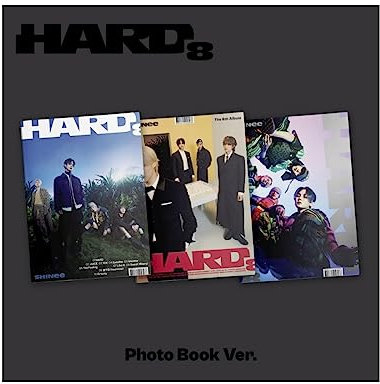 SHINee - HARD [Photo Book Ver.] Album+Folded Poster (Random ver, + 1 Folded Poster)