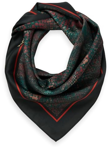 Scotch and Soda Printed Square Scarf One Size, braun, Einheitsgröße