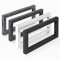 HOLZBRINK Regalhalterung Schwarz Metall 40x15 cm HLA-A (2 St.) | Waschtischhalterung, Wandkonsole für Küchenregal, Schwerlastkonsole für TV-Regal