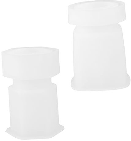 STOBOK 2sätze Epoxidharz Handwerks Gußformen Mit Deckel Transparente Silikonform Für Diy-gestaltung Leicht Entnehmbar Und Wiederverwendbar