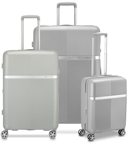 Roncato AIRGLAM Kofferset (Großer, Mittelgroßer, Kabinen) Perlgrau