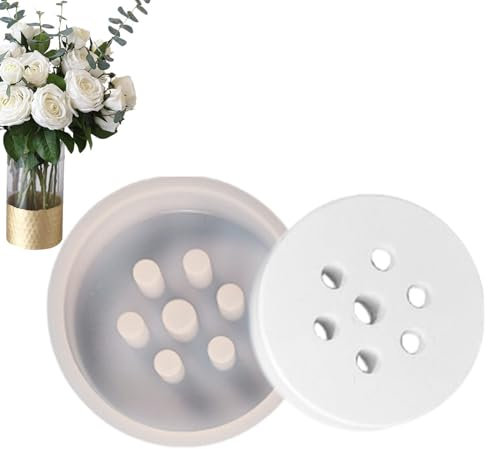 Blumenretter Silikonform, Silikonformen Gießformen, Runde Brikettform Aus Silikon Zum Arrangieren Von Blumen, Kreative Harzformen, Einfach Zu Lösen, Zum Erstellen Von Vasen Und -Blumensträußen