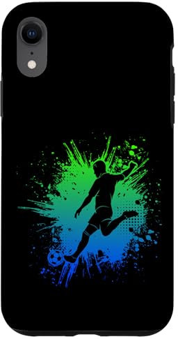Hülle für iPhone XR Fußballer Fußball Jungen Kinder