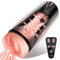 Elektrischer Masturbator Cup 10 Vibration mit 10 Saugmodi,Sex Spielzeug für die Männer solo Sex Toys Masturbieren für Männer Taschenmuschi Penis Masturbatoren mit 3D Vagina Realistischer Pussy