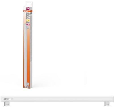 OSRAM LEDinestra en forma de varilla de plástico esmerilado, casquillo S14s, regulable, luz blanca cálida con 2700 K, 50 cm de largo, 4,7 W, 470 lm, excelente reproducción cromática con CRI 90, EEK F.