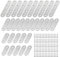 30 Pcs Flat Brackets for Wood, 3 Size Stainless Steel Mending Plates Straight Brace Corner Bracket with 80 Screws Metal Joining Plates for Repairing Fixing Furniture