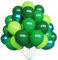 YMSZ Grüne Luftballons, 67 Stück, 30,5 cm, metallisch, grün, dunkelgrün, limettengrün, Latex-Luftballons für St. Patrick's Day, Babyparty, Dschungelsafari-Geburtstagsparty-Dekorationen