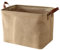 Spesh Aufbewahrungsboxen Jute Aufbewahrungskorb Ordnungsboxen Jute Korb für Schränke/Regal/Schlafzimmer/Wohnzimmer/Kinderzimmer/Badzimmer（38 * 27 * 28cm,Flache Textur）