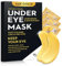 40Pcs/20Paare unter Augenflicken für geschwollene Augen und dunkle Kreise, geschwollene Augen und Falten, 24K Gold Augenmaske für Gesicht, Gold Augenflicken für Falten