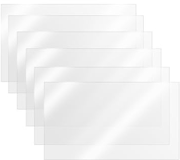 6PCS FEP Folie 210X150X0.15mm, FEP Trennfolie für ELEGOO Mars 5, Mars 5 Ultra, Mars 4, Mars 4 Ultra, Mono 4, Mono 4 Ultra, Mono 2 Resin 3D Drucker Zubehör